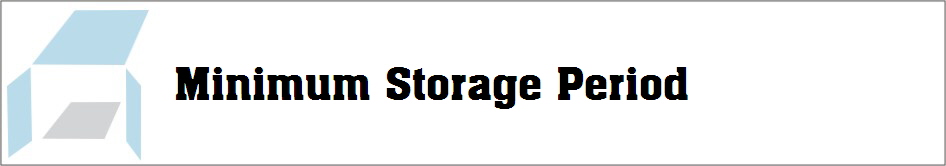 Minimum Storage Period